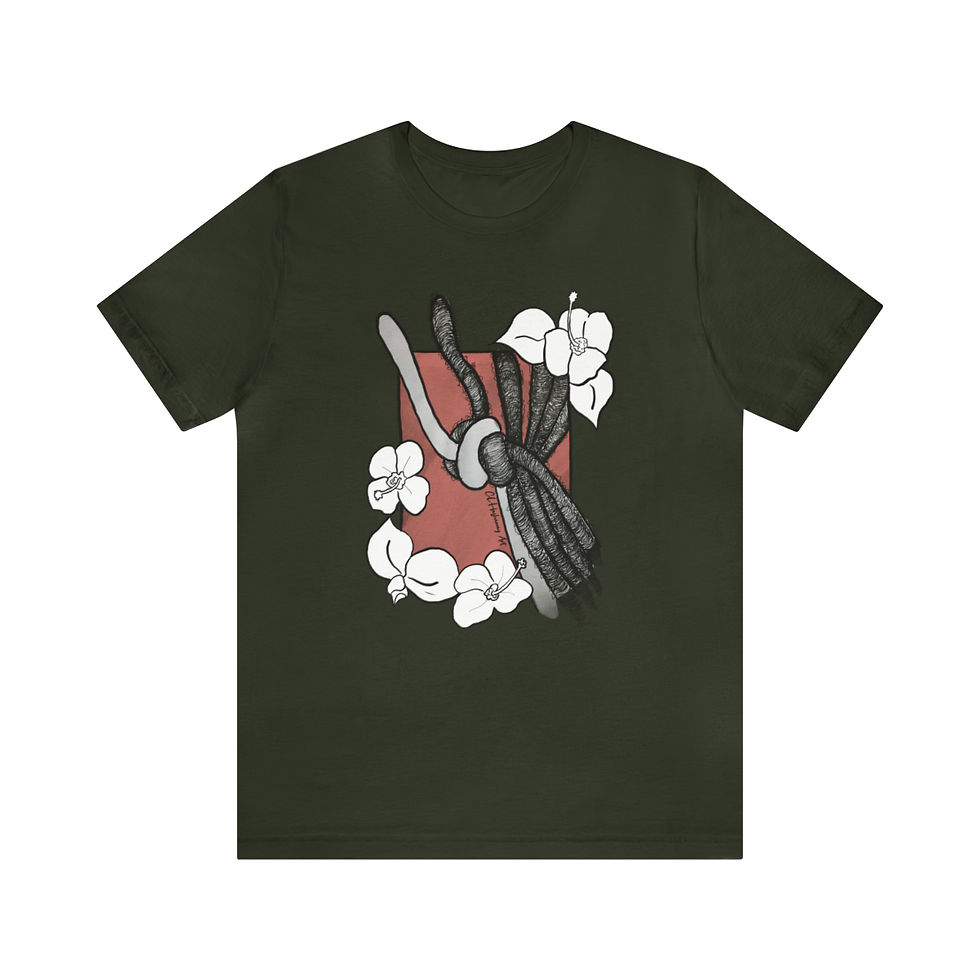 Thumbnail: Knotted Locs Jersey Short Sleeve Tee