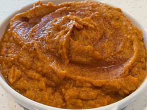 Maple Cinnamon Mashed Sweet Potatoes