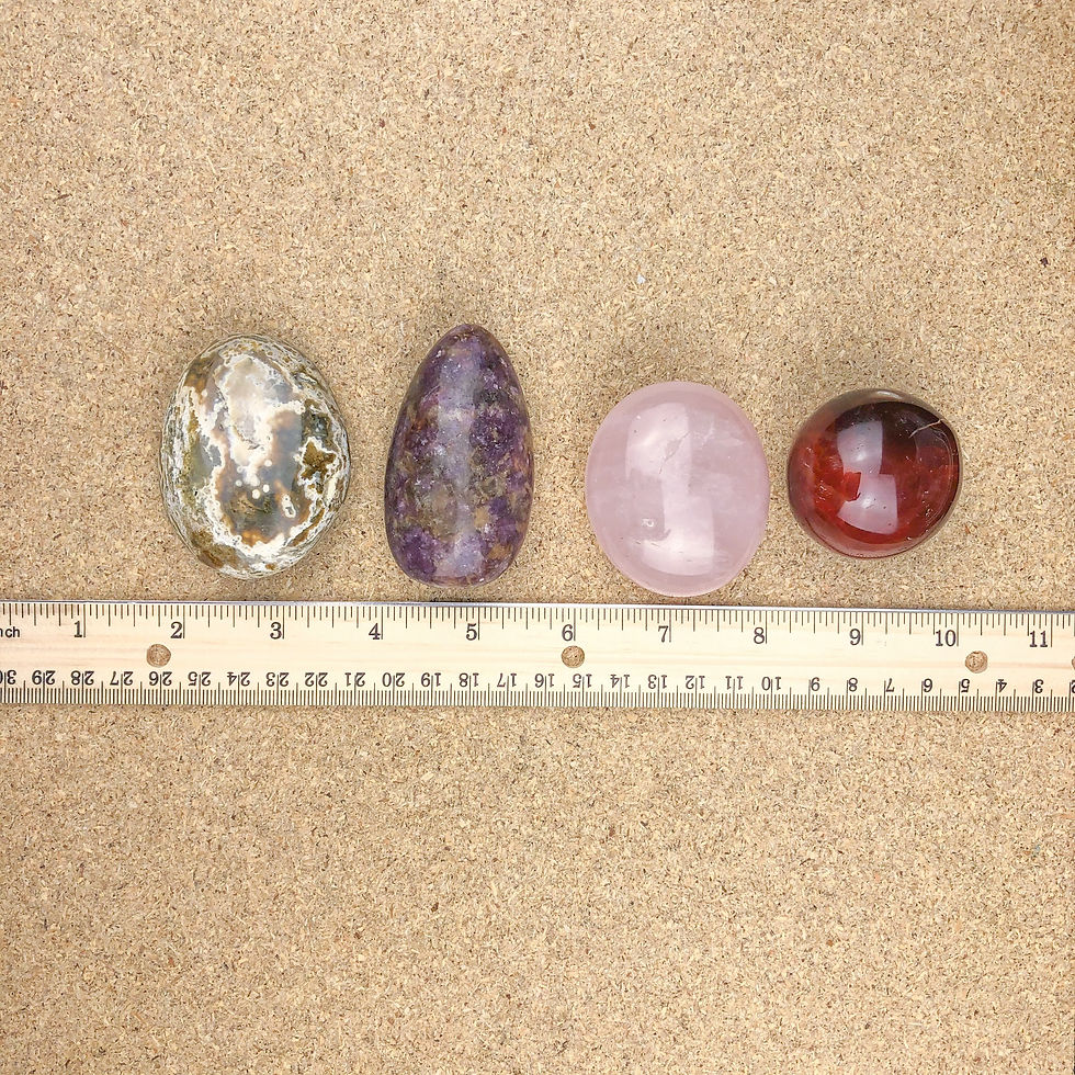 Thumbnail: Crystal Set for Depression & Anxiety | Calming Crystal Set, Crystal Palmstones