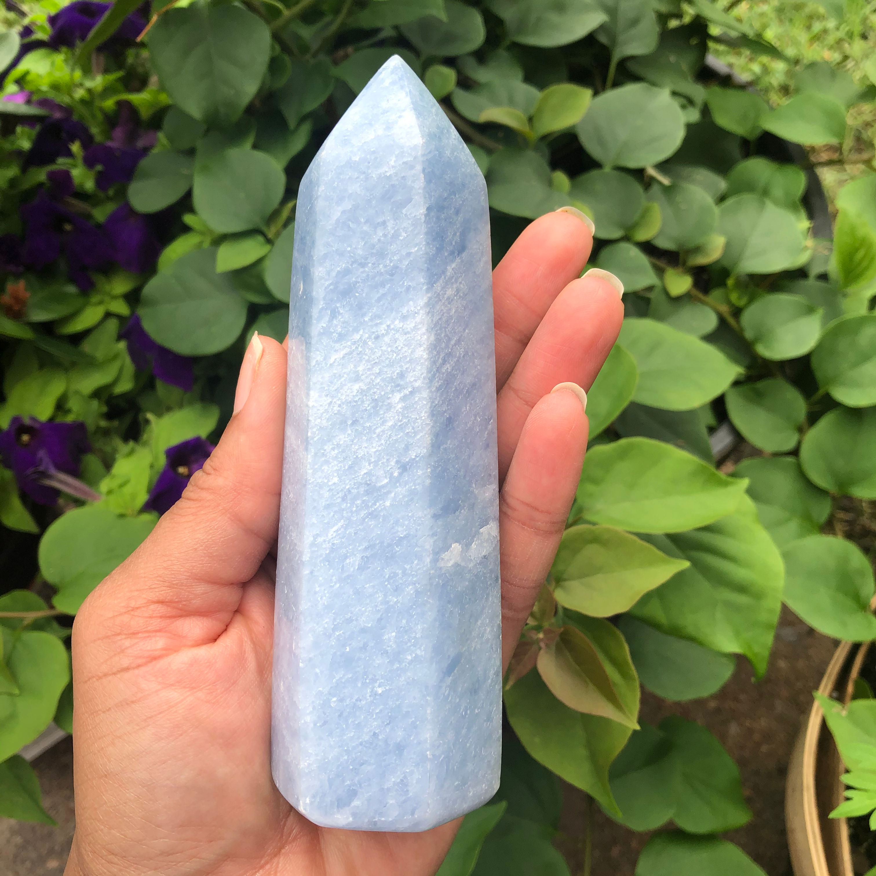 Blue Calcite Tower