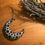Thumbnail: Handmade Lavender Scent Moon Ornament