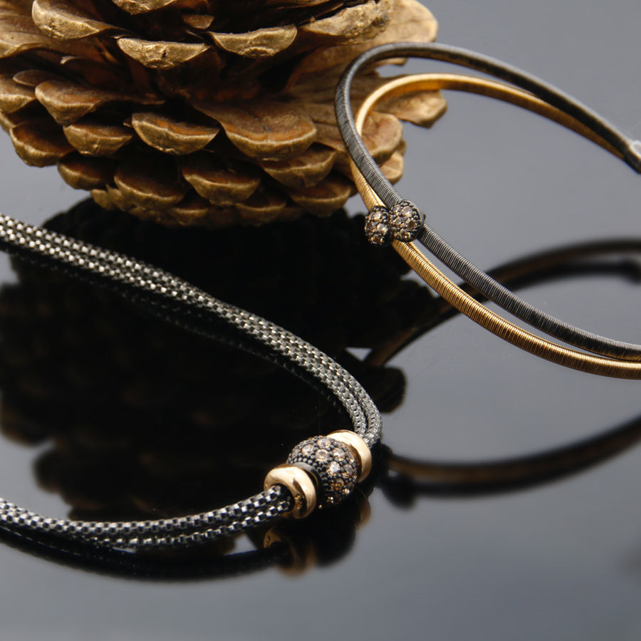 Miniatura: Pulsera pavé Luca Lorenzini