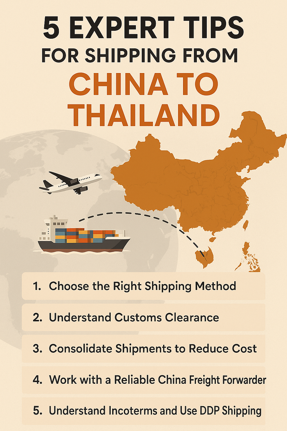 5 Expert Tips for Shipping from China to Thailand: A Comprehensive Guide