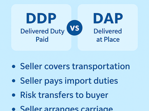 DDP vs DAP Shipping: Key Differences, Benefits, and How to Choose the Right Incoterm