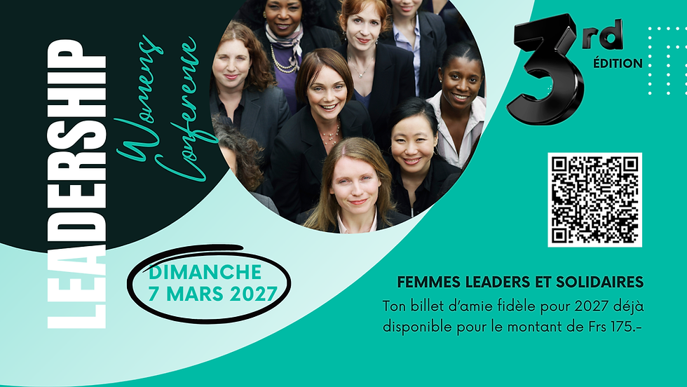 Conférence : Femmes leaders et solidaires :