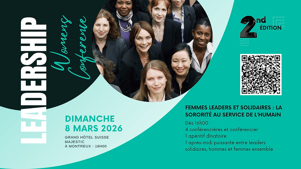 Conférence : Femmes leaders et solidaires : la sororité au service de l'humain