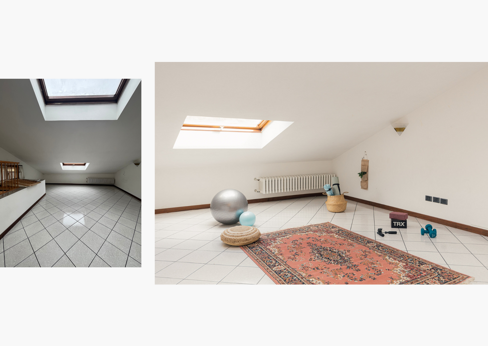 mansarda palestra vuoto 2