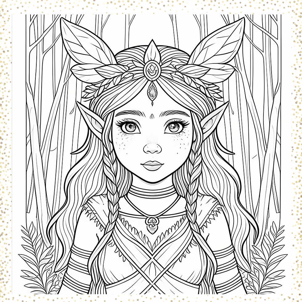 Thumbnail: Twitter Patted Colouring Book of Fairies Content