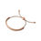 Thumbnail: Links of London 18kt Rose Gold Vermeil & Taupe Cord Mini Friendship Bracelet