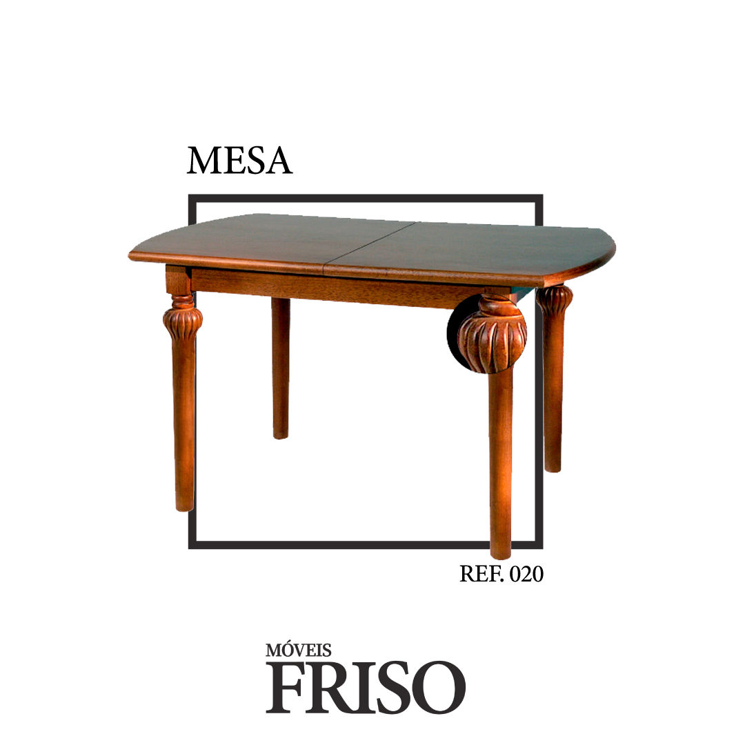 Mesa Retangular ref. 020