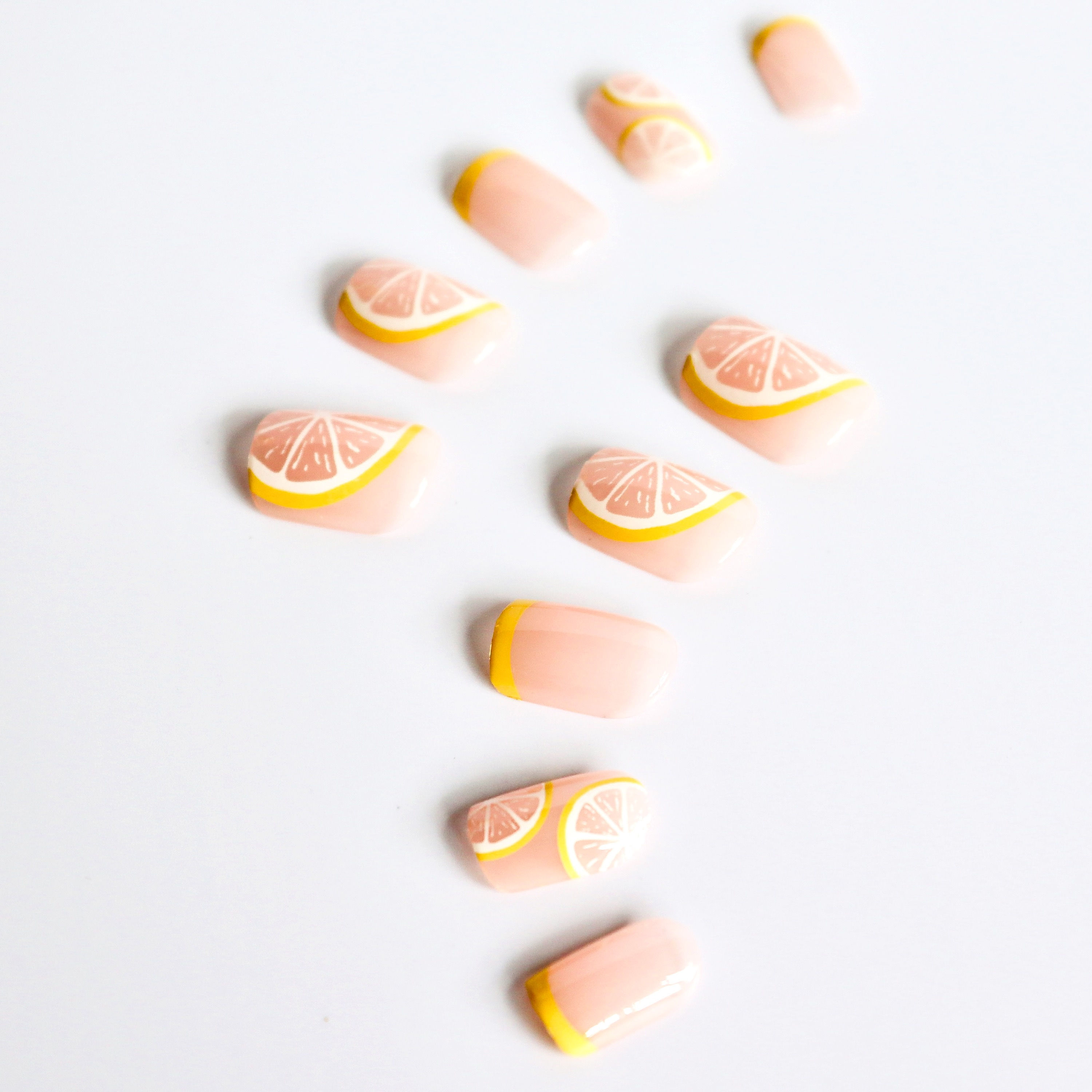 Press On Nails - Lemon