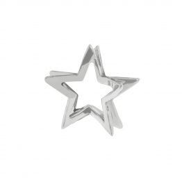 3D star earrings