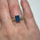Thumbnail: 9ct yellow, topaz and diamond ring
