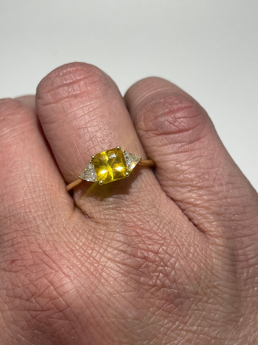 Thumbnail: 18ct sapphire and diamond ring