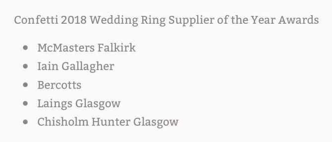 Ring supplier of the year finalist🎉💍
