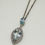 Thumbnail: 18ct aquamarine/diamond pendant