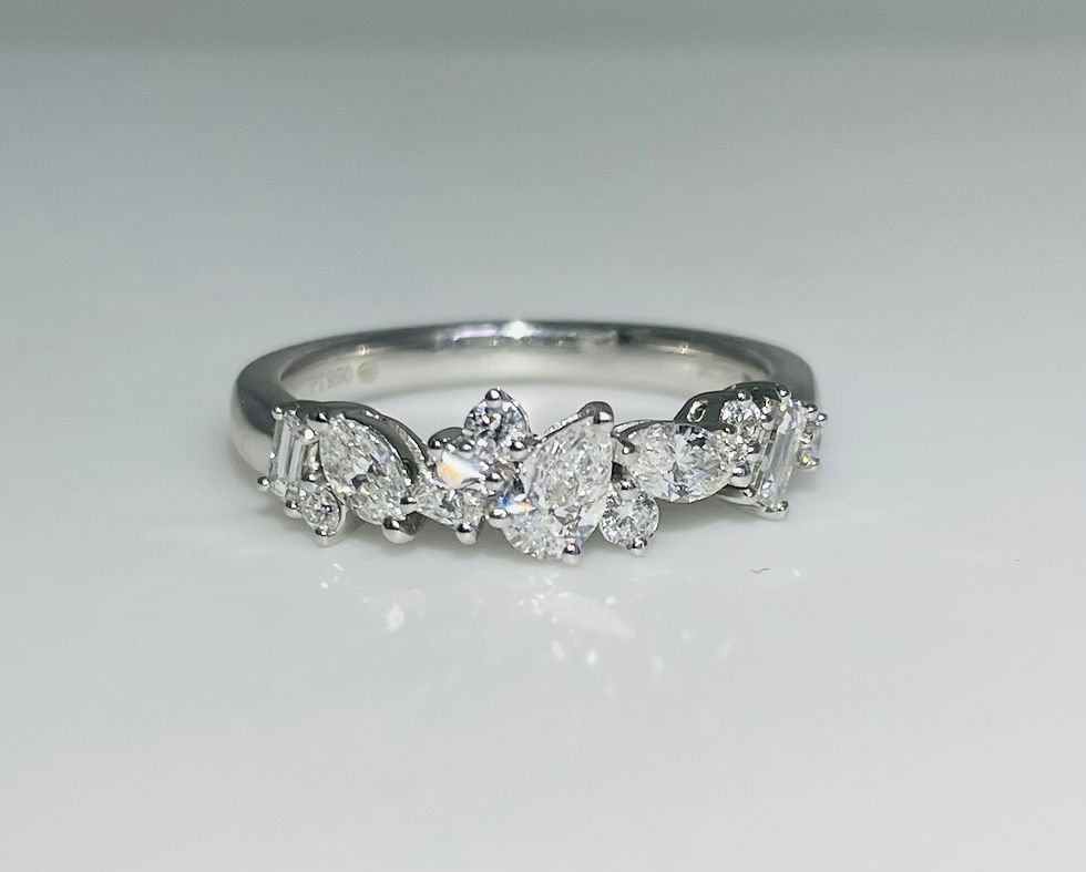 Thumbnail: Platinum diamond ring