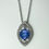 Thumbnail: 18ct white gold tanzanite and diamond pendant