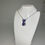 Thumbnail: 9ct white gold amethyst cat pendant
