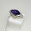 Thumbnail: 9ct white gold, amethyst ring