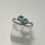 Thumbnail: 18ct white gold aquamarine and diamond ring