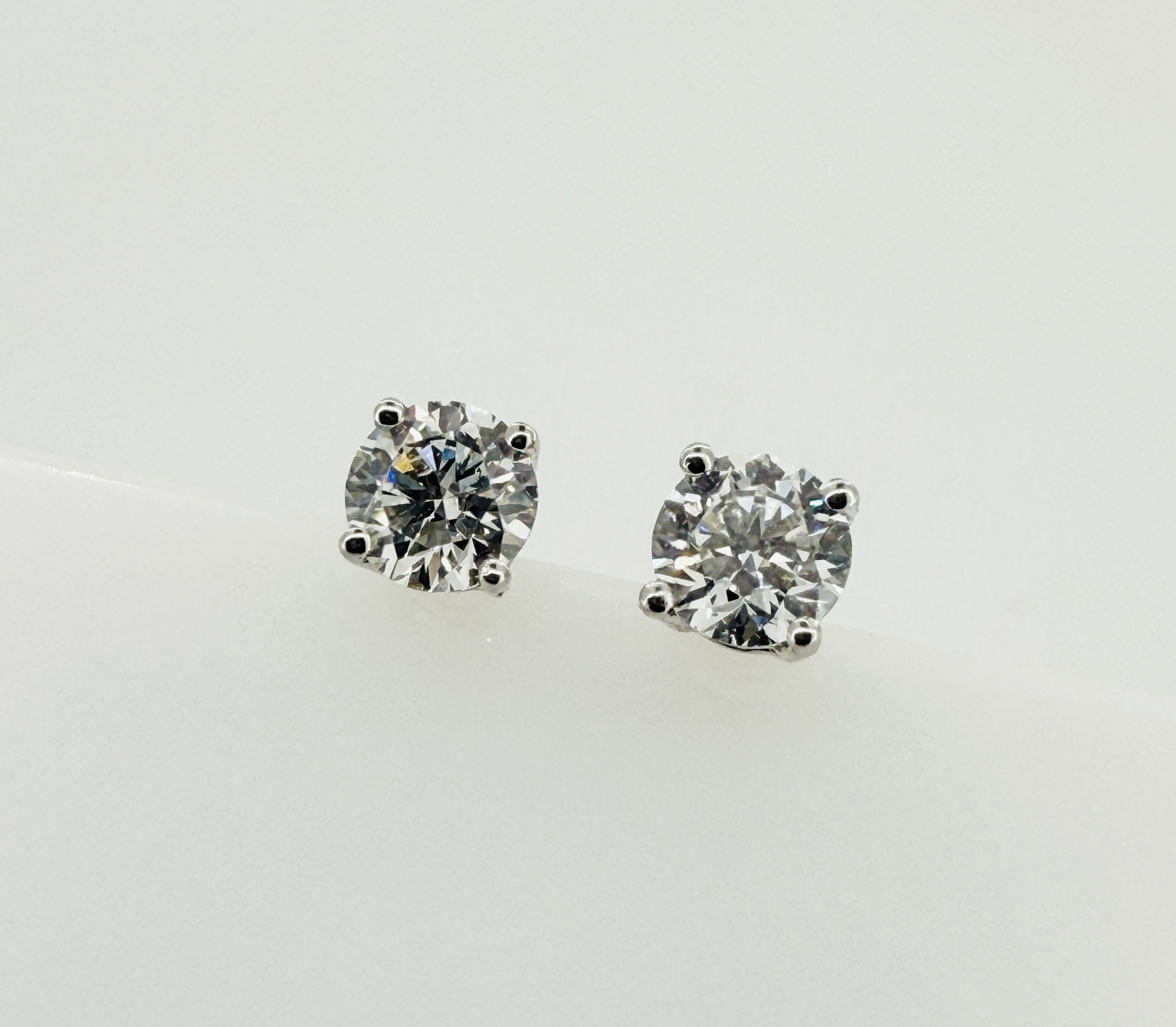 Lab grown diamond earrings