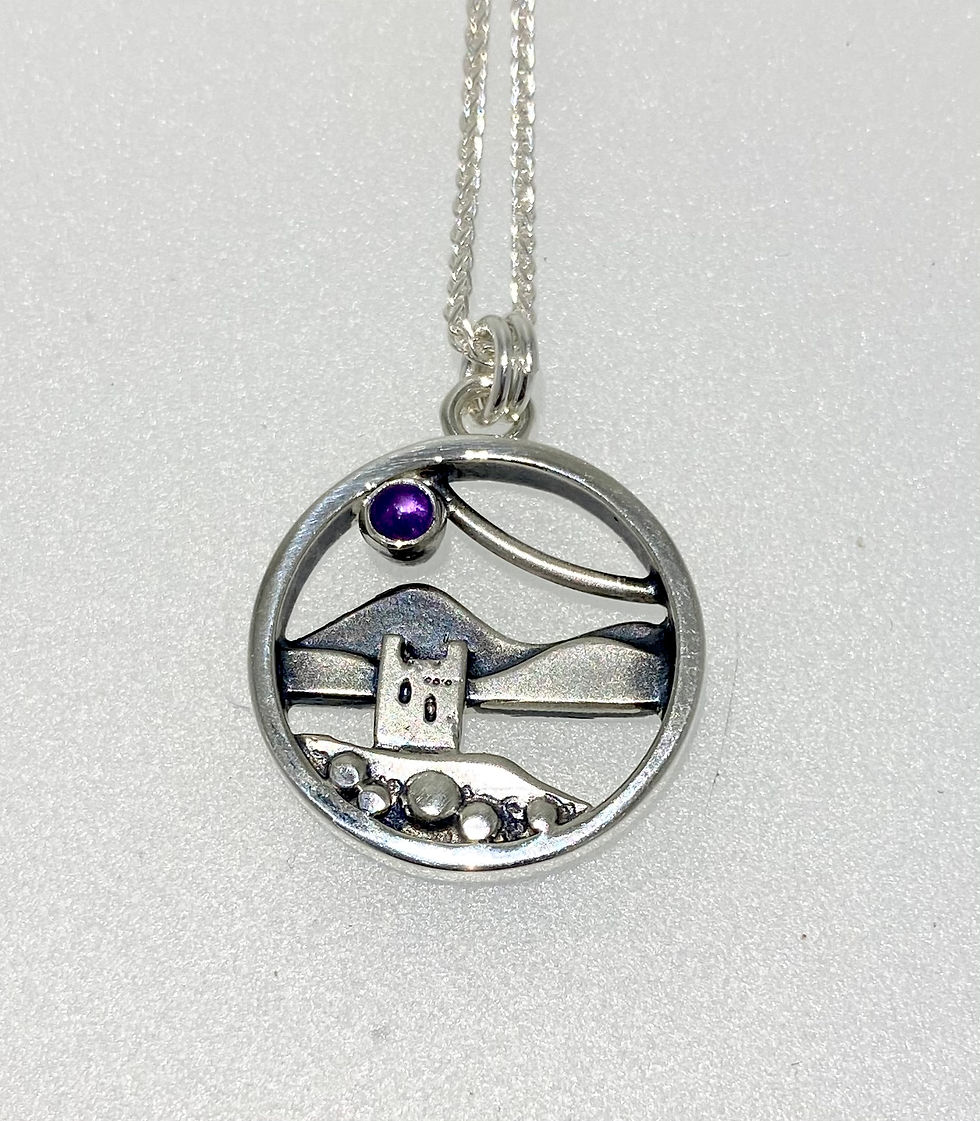 Small Castle View pendant