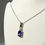 Thumbnail: 9ct white gold tanzanite and diamond pendant