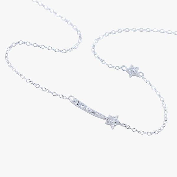 Shooting star necklace