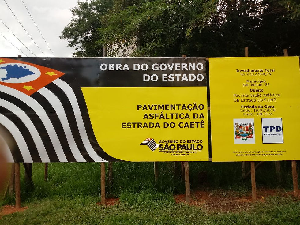 Pavimentação São Roque