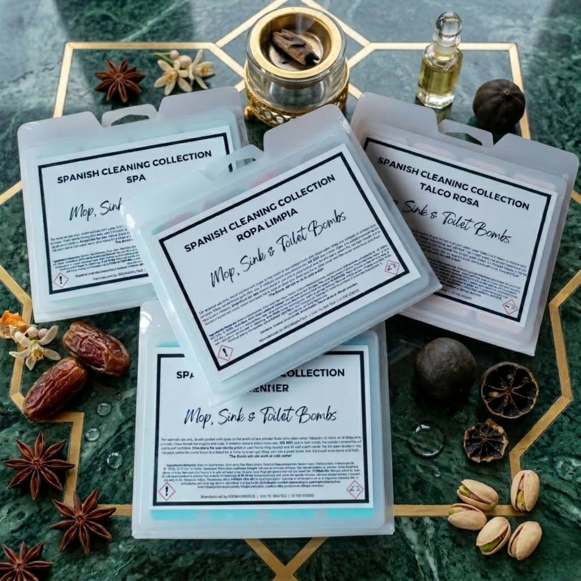 Dubai Collection Inspired Mop & Toilet Fizz Clamshell