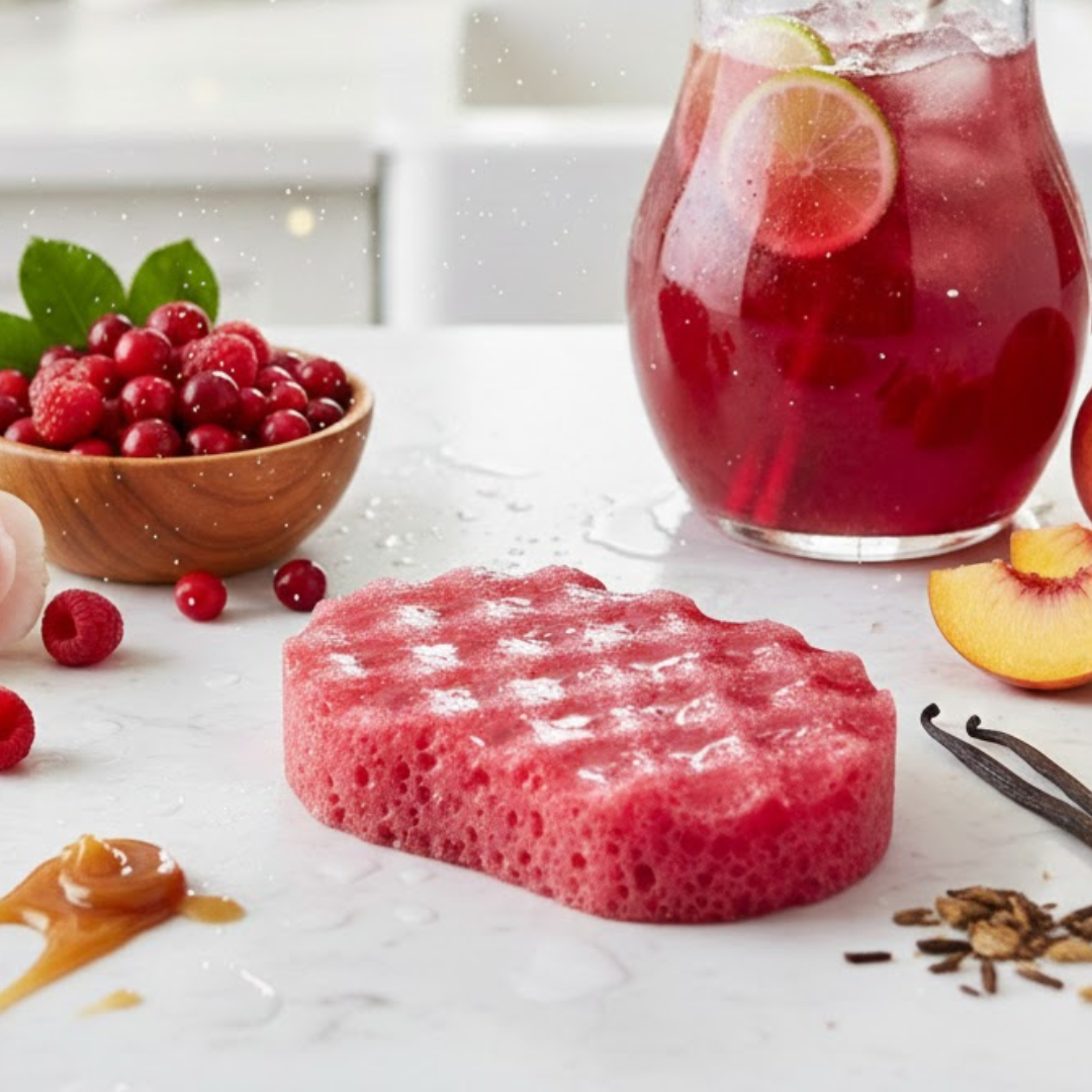 Cranberry Cocktail Soap Sponge