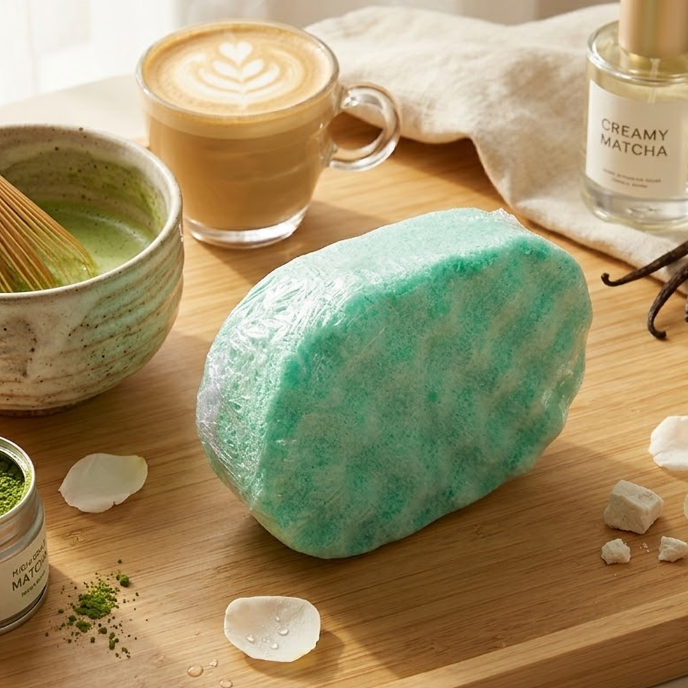 Creamy Matcha 45 Soap Sponge