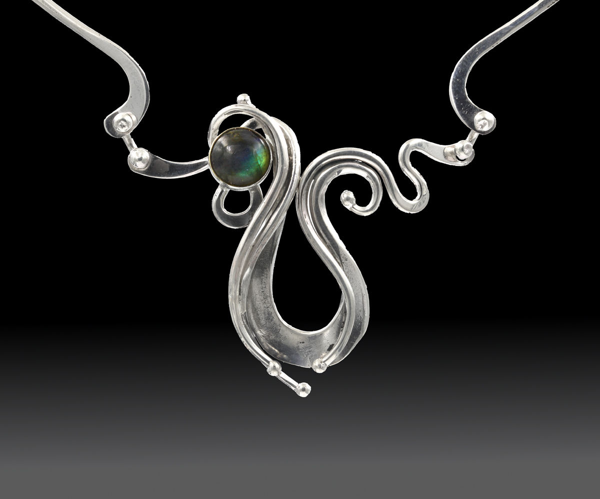 Silver Fine Art Necklace #1