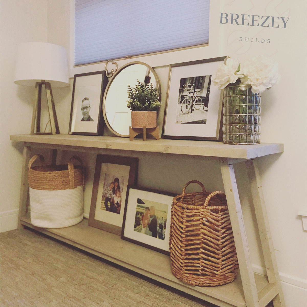 Simple Shelf Sofa Table