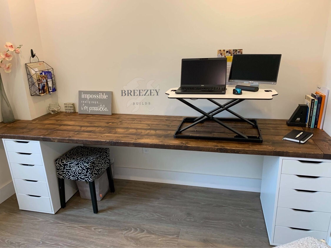 Custom Rustic Desktop