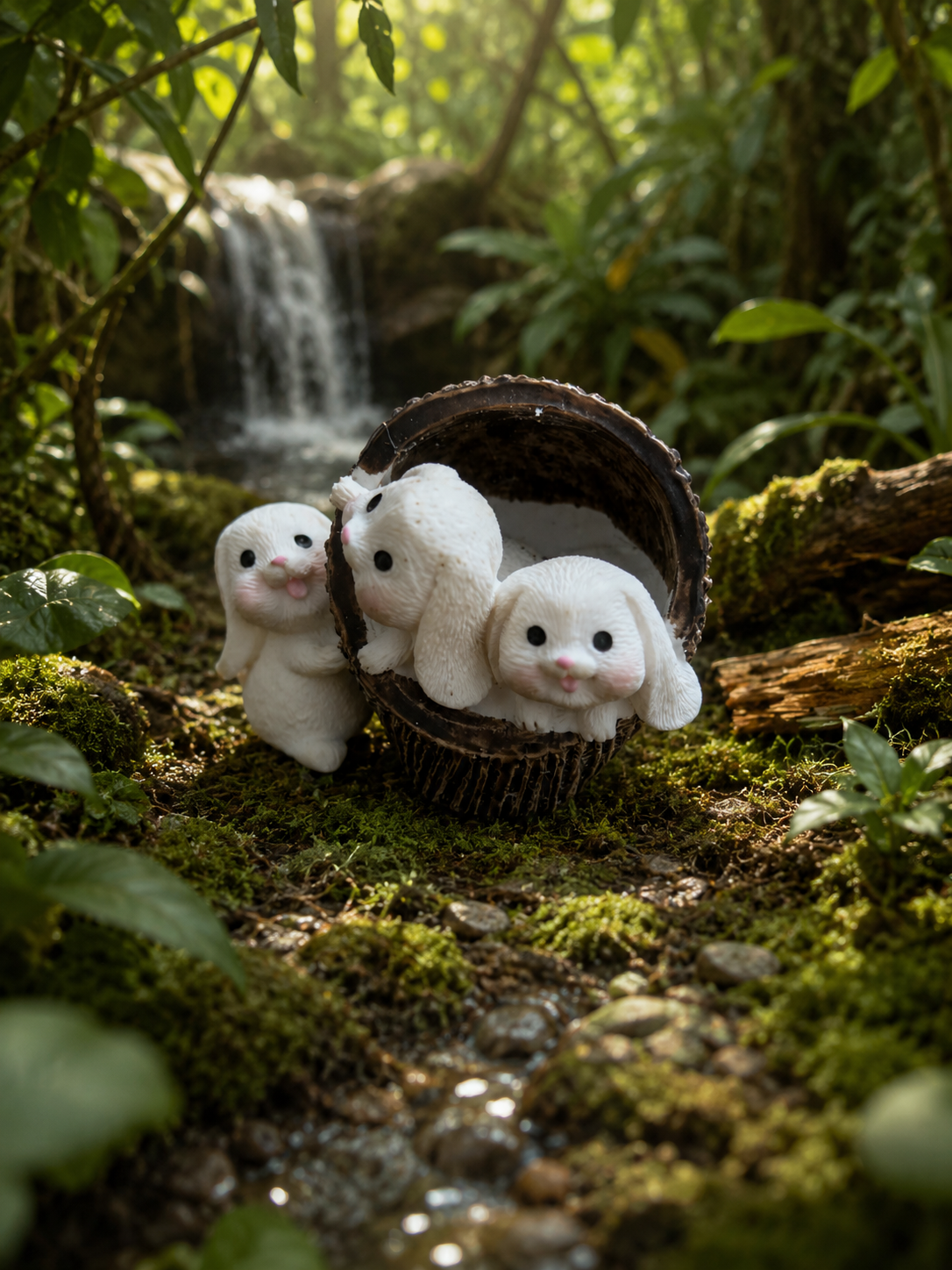 Rabbits in Basket