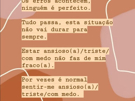 SOBRE OS PENSAMENTOS ADAPTATIVOS