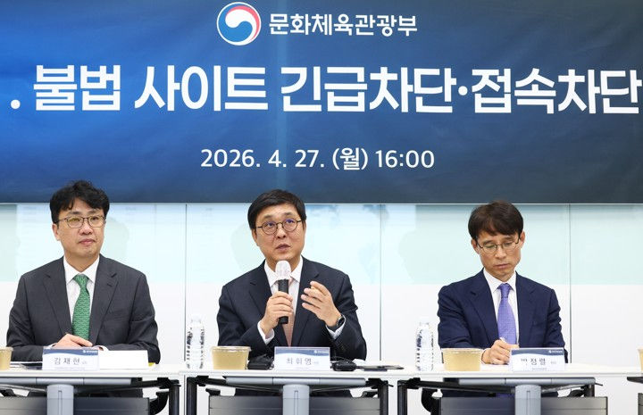 정부 불법 사이트 긴급 차단 정책 브리핑 - 문화체육관광부