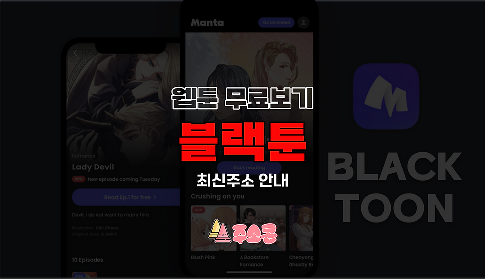 블랙툰 최신주소 확인은 주소콘 링크모음 서비스
