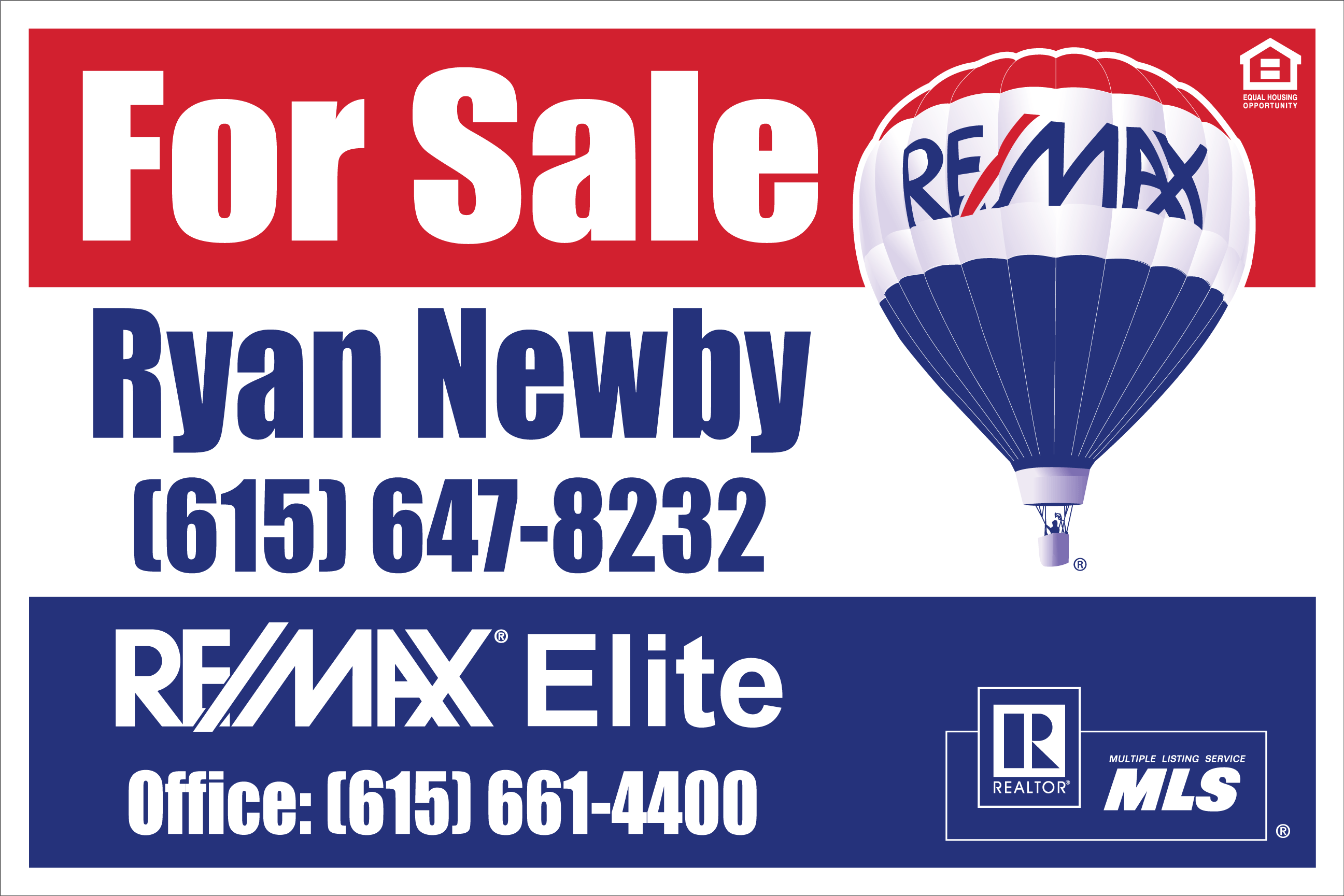 Ryan Newby Remax Signs