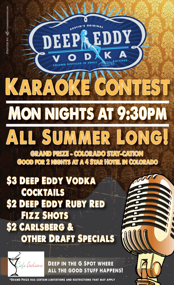 Gennaro's Karaoke Contest