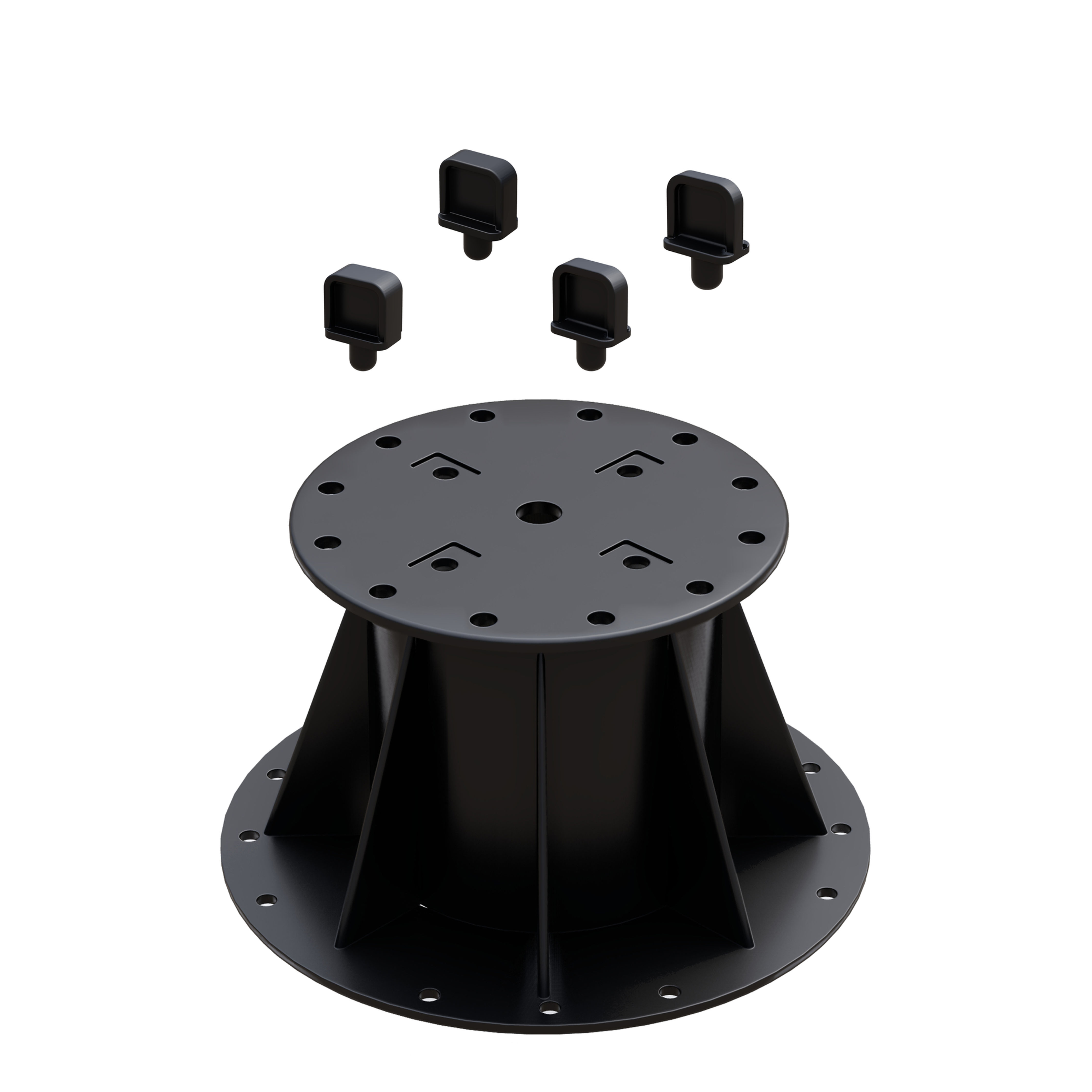 133-225 mm Heavy Duty Adjustable Patio Pedestals