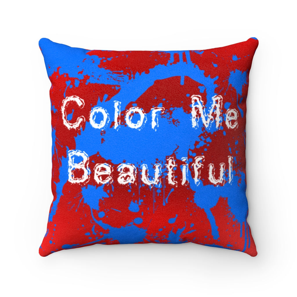 Faux Suede Square Pillow