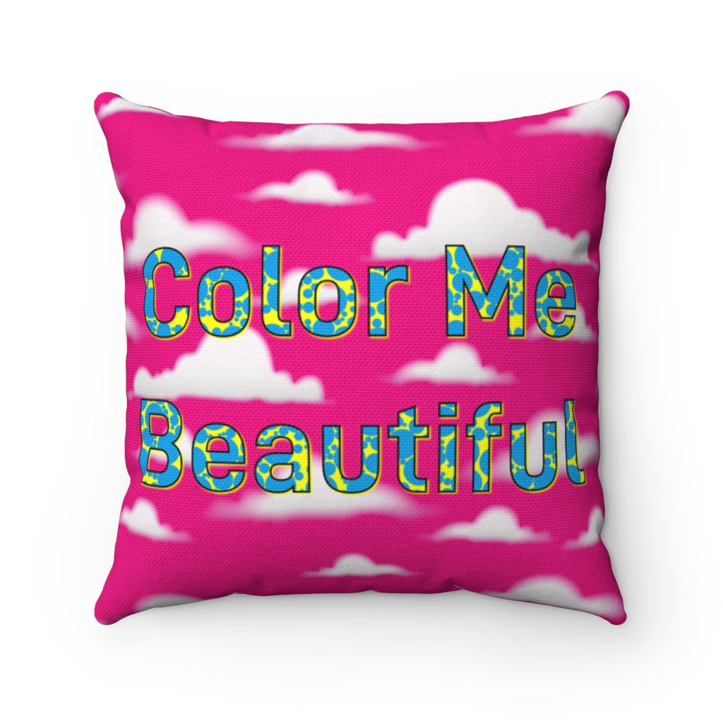 Spun Polyester Square Pillow
