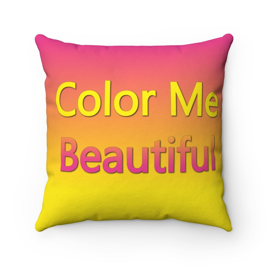 Spun Polyester Square Pillow