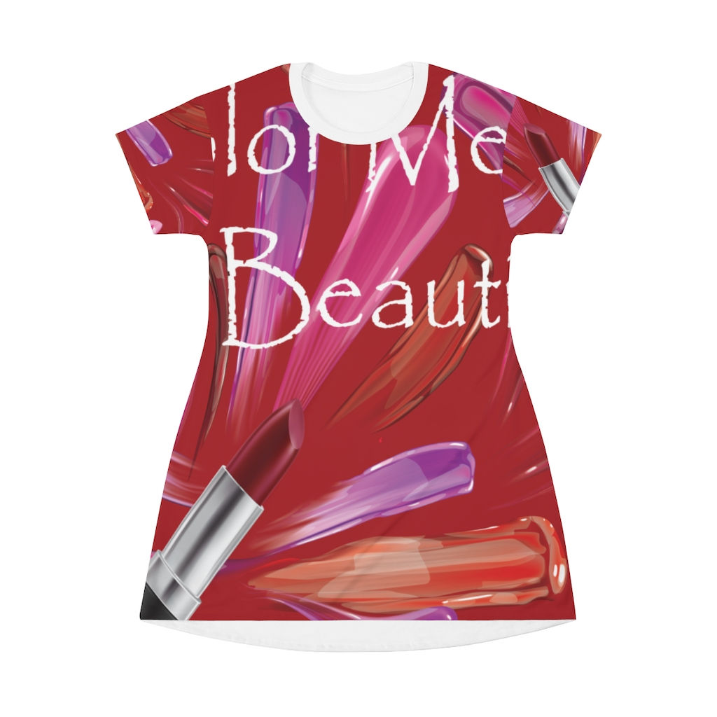All Over Print T-Shirt Dress