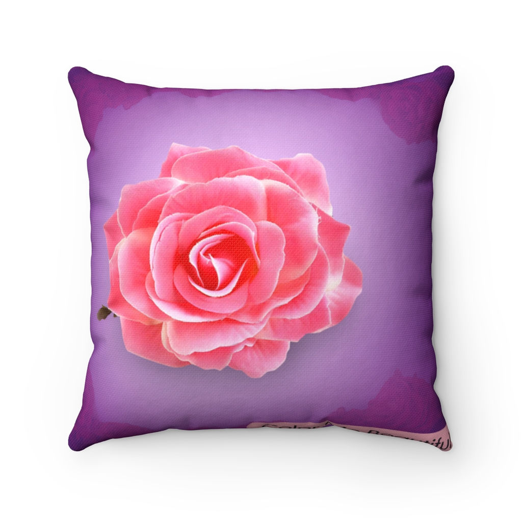 Spun Polyester Square Pillow