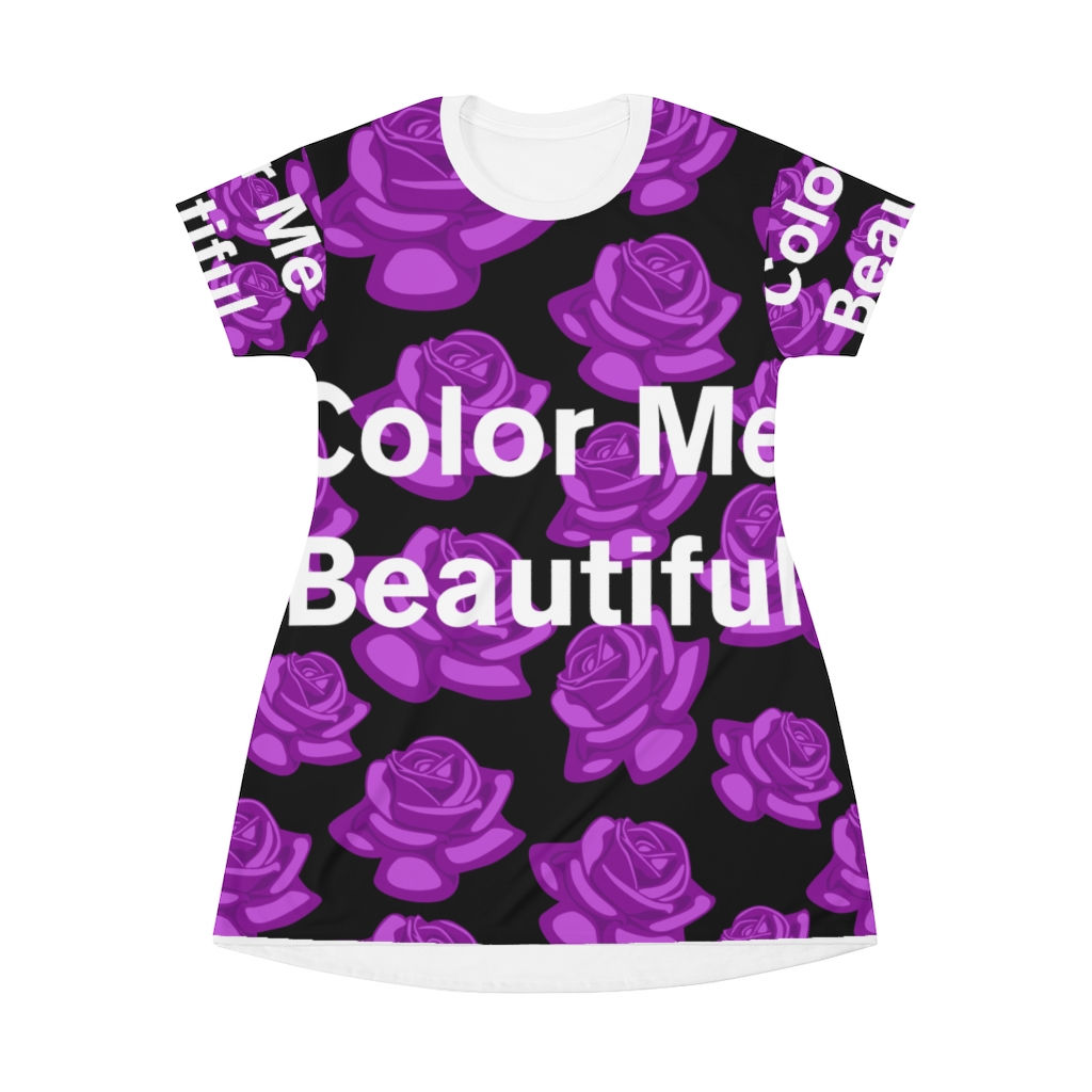 All Over Print T-Shirt Dress