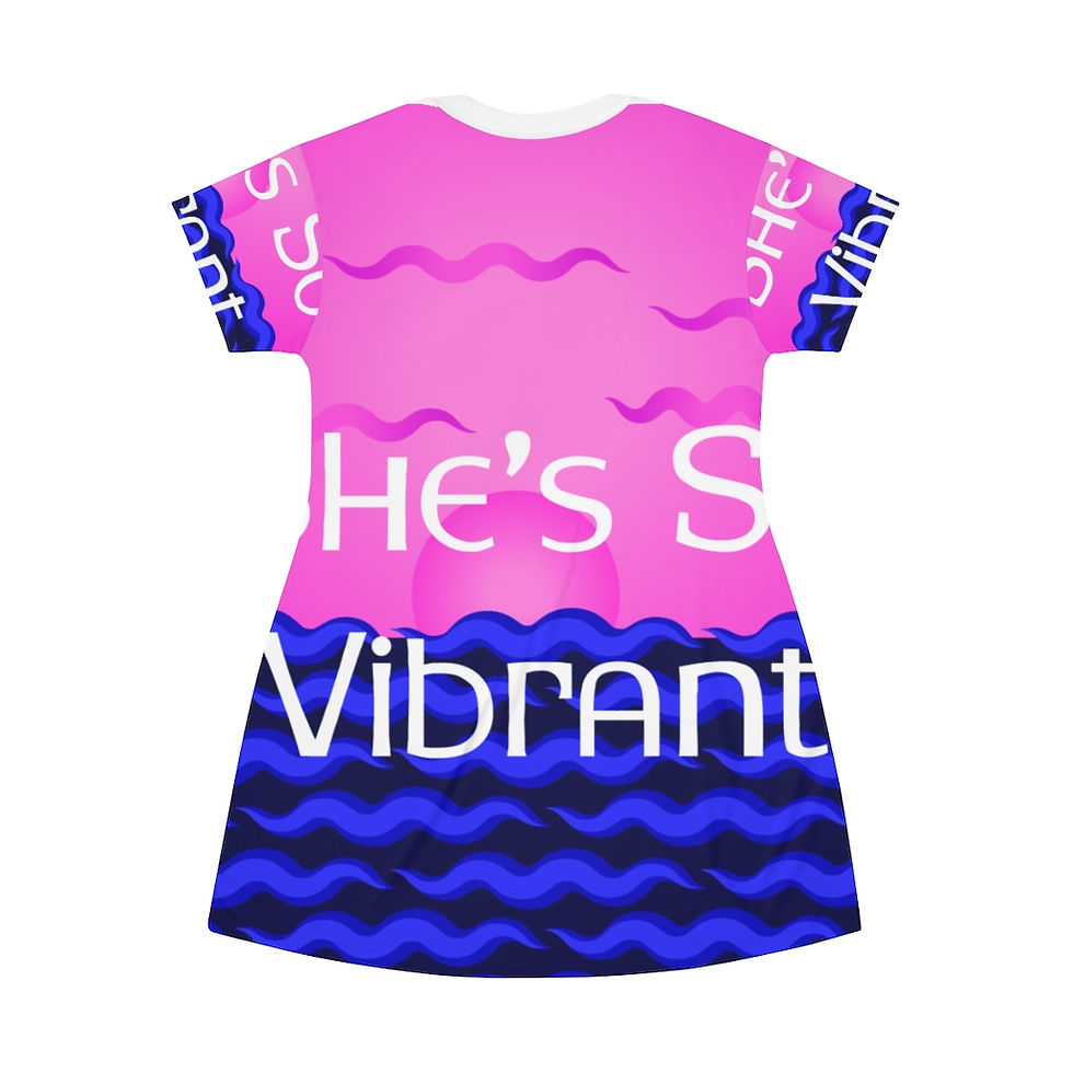 Thumbnail: All Over Print T-Shirt Dress